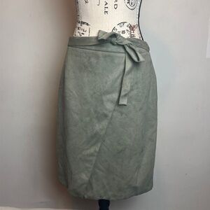 Grey Adjustable Pencil Skirt